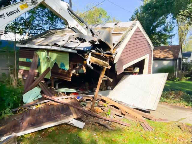 Completed yard cleanup